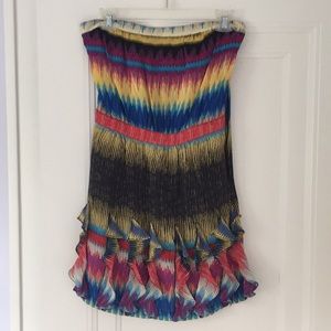 Twelfth St by Cynthia Vincent ruffle print dress